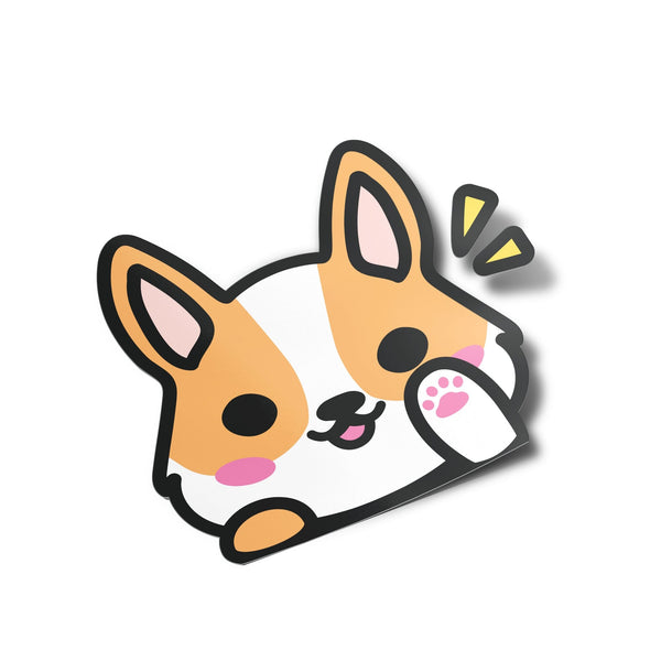 Corgi Hi Sticker Sticker Sleepi 