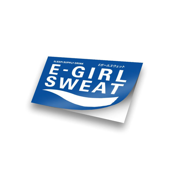 E-Girl Sweat Sticker Sticker Sleepi 