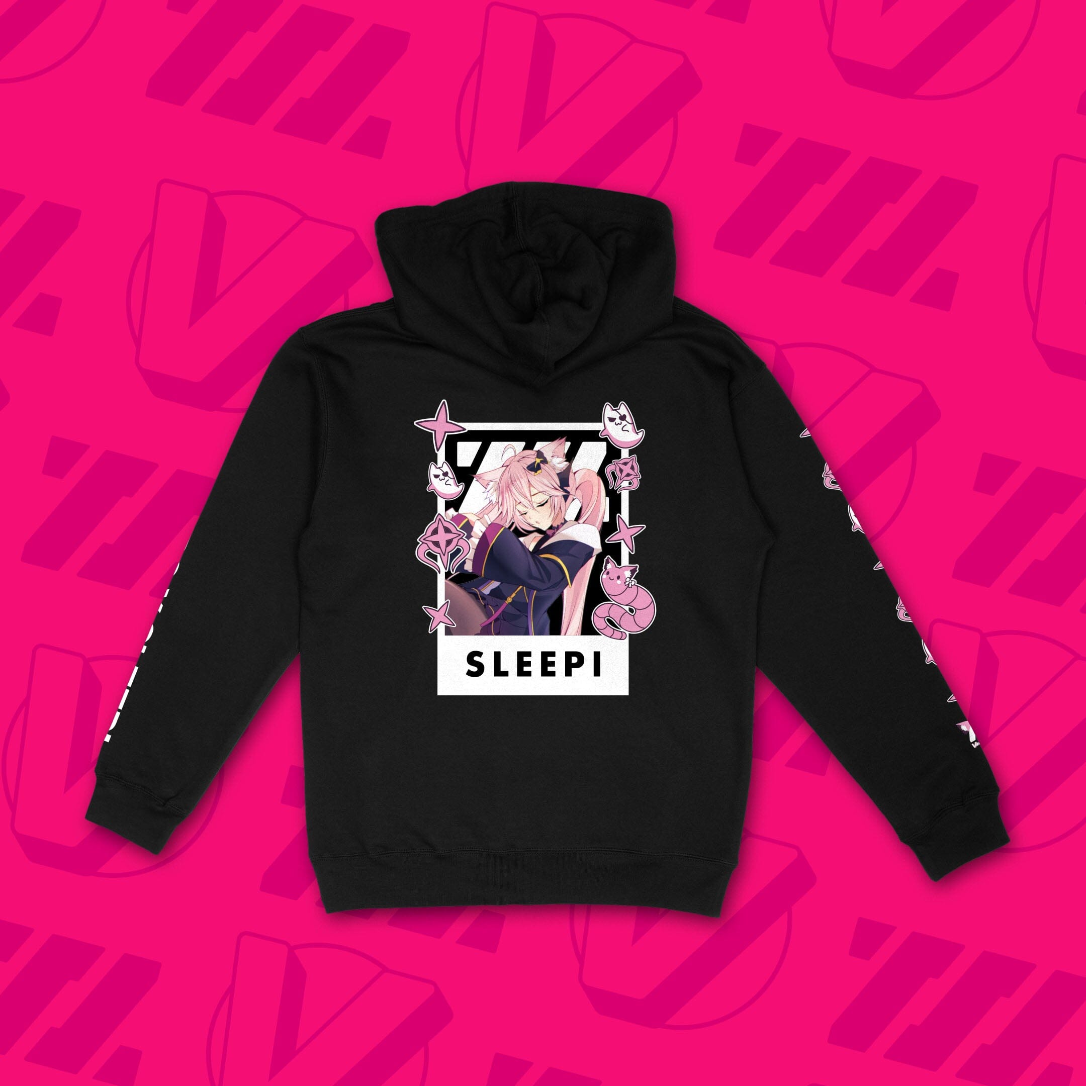 n.nyanページ Nyanners x Sleepi Hoodie