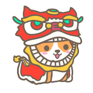 Dragon Dance Taro Sticker Sticker Sleepi 