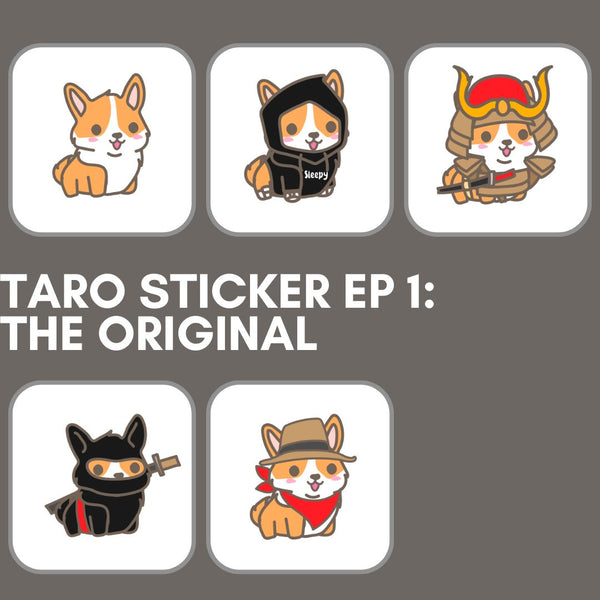 Taro Sticker Bundle EP. 1 - The Original Sticker Sleepi 