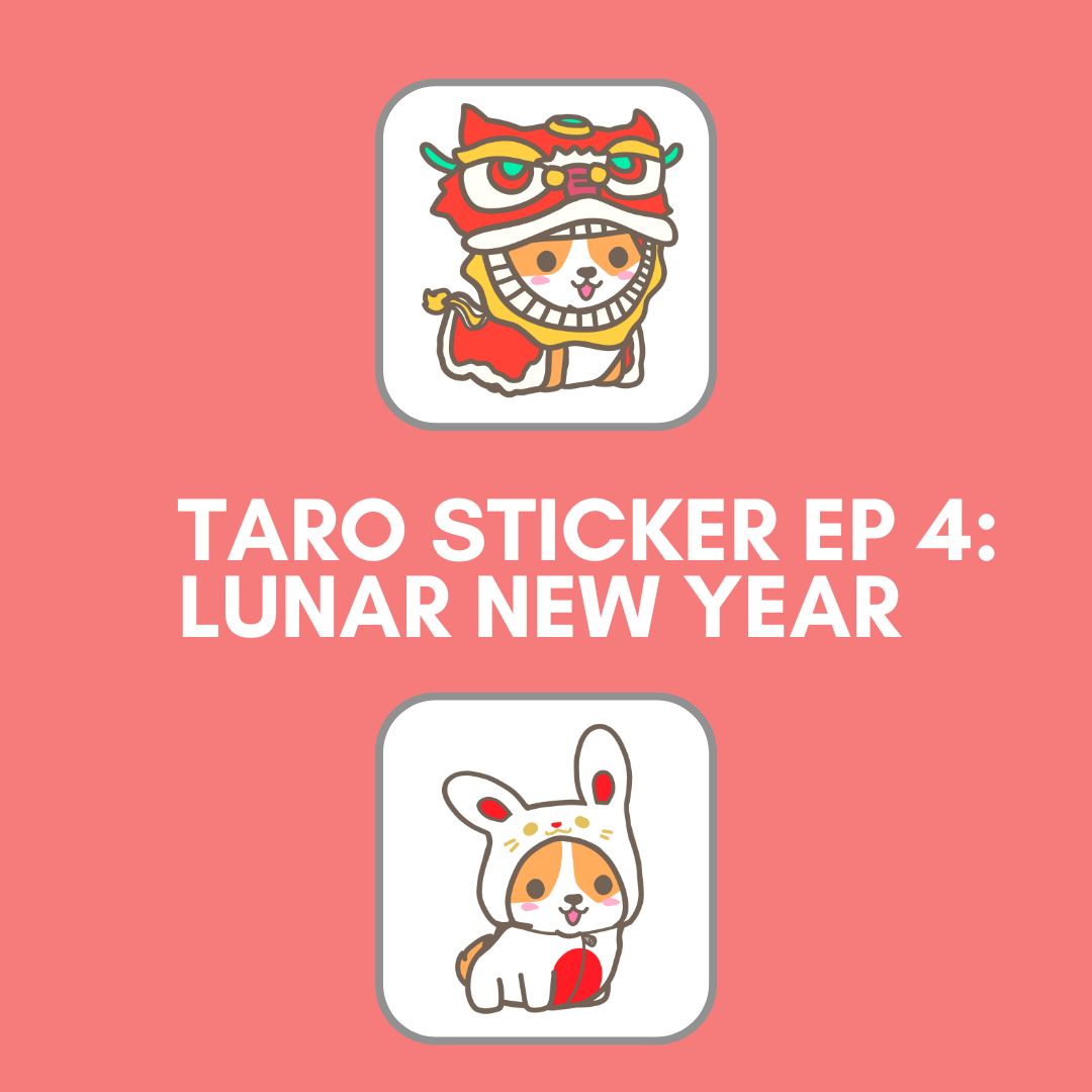 Taro Root Sticker Taro Sticker Bundle EP. 4 - Lunar New Year - Sleepi
