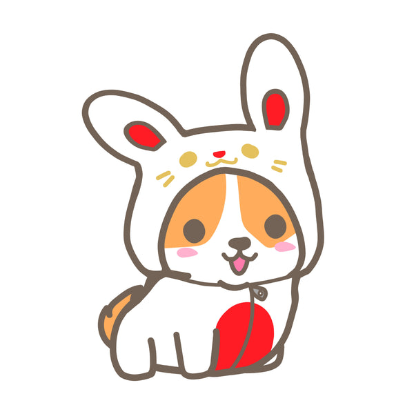 Year of the Rabbit Taro Sticker Sticker Sleepi 