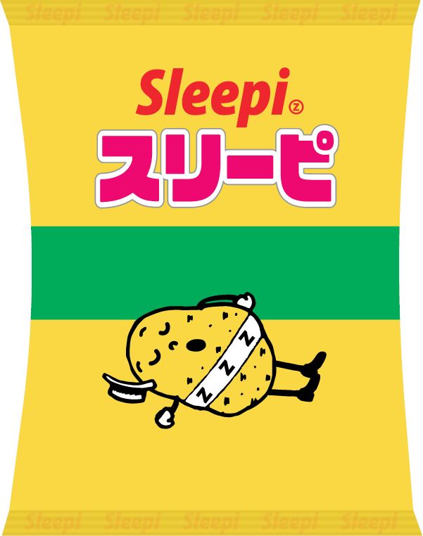 Calbee Sticker Sticker Sleepi 