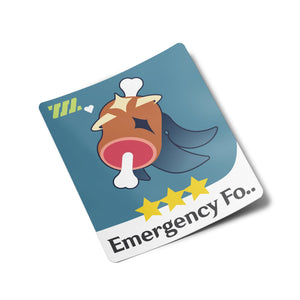 Emergency Food Sticker Sticker Sleepi 