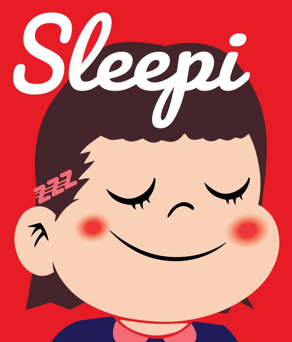 Sleepi Girl Sticker Sticker Sleepi 